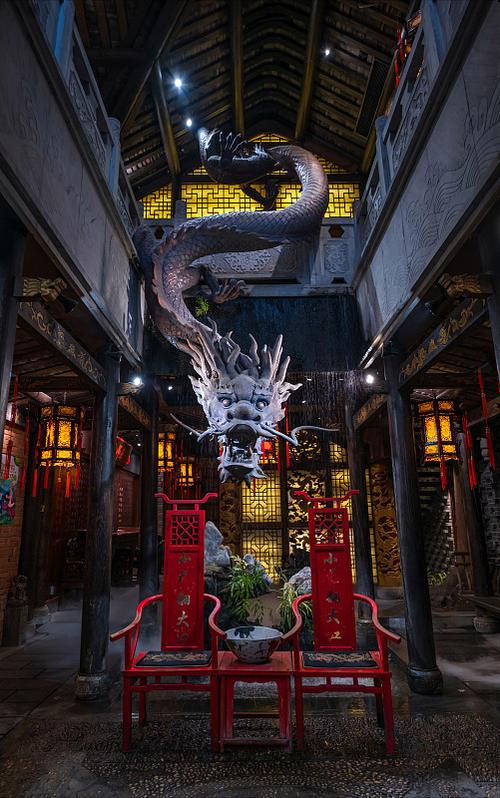 高端火锅中式文化沉浸式包间体验