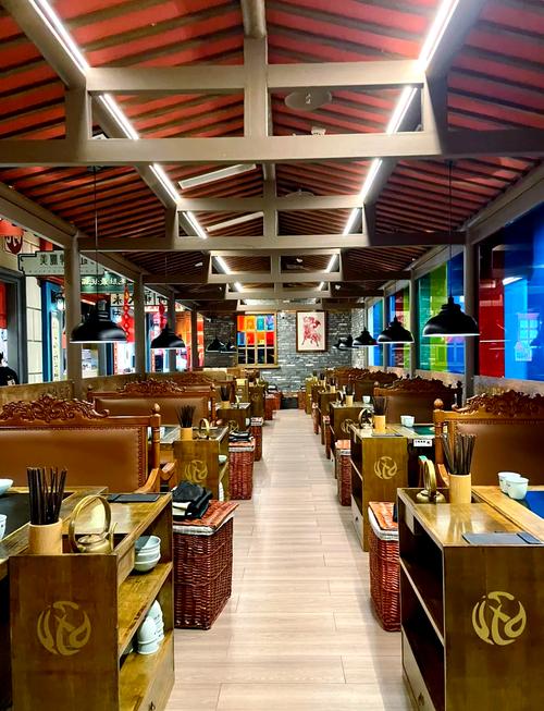 大型火锅店堂食大厅 大空间门店