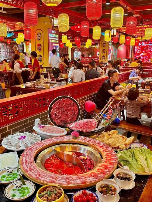 火锅食材摆盘 新鲜食材 菌汤