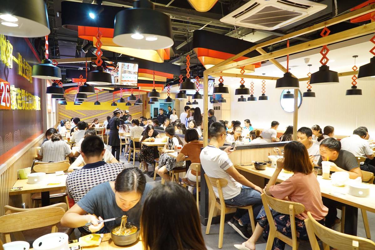 中式快餐门店 快餐就餐 平价餐饮